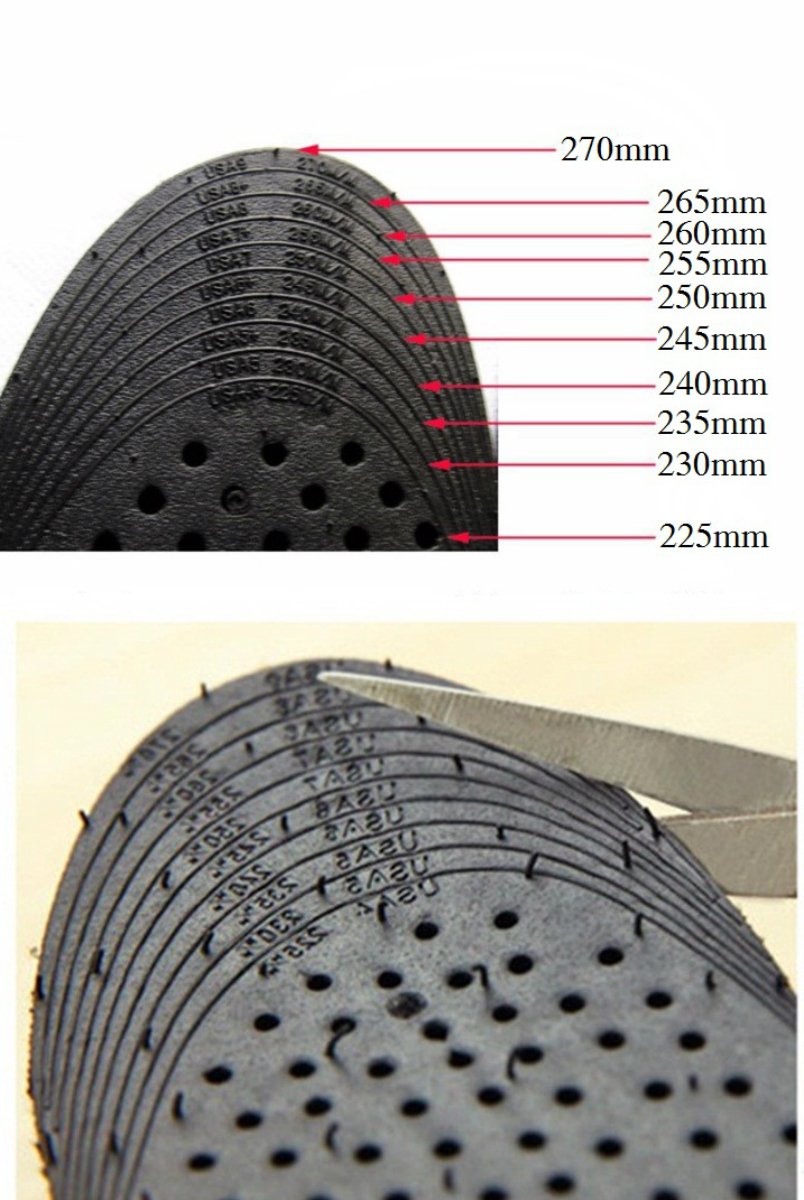 High Quality Kaxa Air Cushion Height Increase Elevator Shoes Insole Lift Kit For Men and Women (3 Layers, Black)