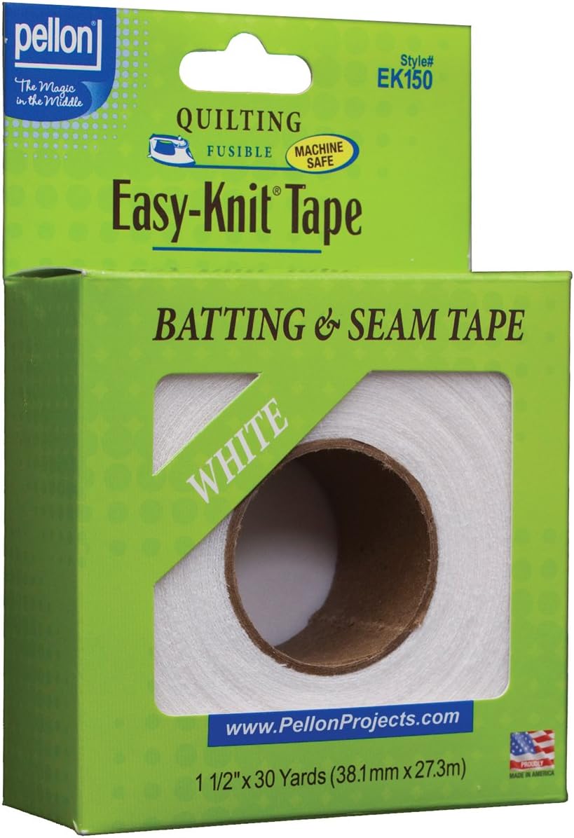 EasyKnit Batting & Seam Tape 11/2"X30 YardsWhite Amazon.ca Home