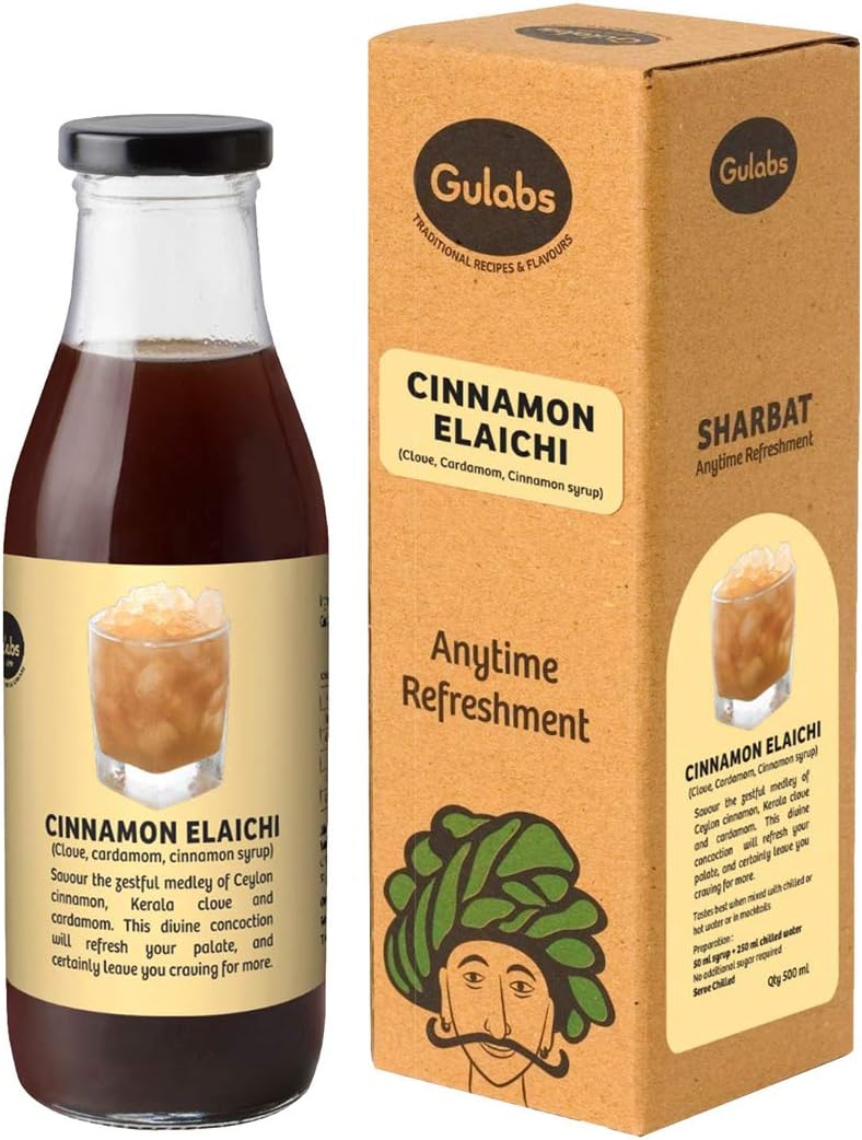 GulabsCinnamon Elaichi Clove Syrup, 500 ml