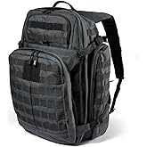 5.11 Tactical Backpack, RUSH 72 2.0 Military Survival Molle Back Pack with Laptop Compartment, Large, 55L, Style 56565ABR