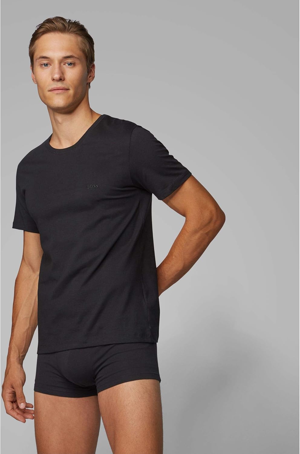 hugo boss men's core tee (3 pack)