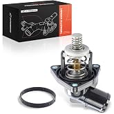 A-Premium Engine Coolant Thermostat Housing Assembly - 8Cyl, 4.3L 5.3 6.2L | Compatible with Chevy, GMC, Cadillac Vehicles - Silverado 1500, Suburban, Tahoe, Sierra, Yukon XL, for# 12674639