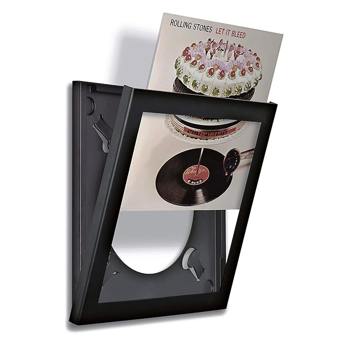 Art Vinyl Play & Display Record Frame (Black) Amazon.co.uk Kitchen & Home