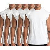 Holure 1 or 3 or 5 Pack Men's Gym Tank Tops Workout Sleeveless T-Shirts Athletic Muscle Tank Training Bodybuilding Shirts