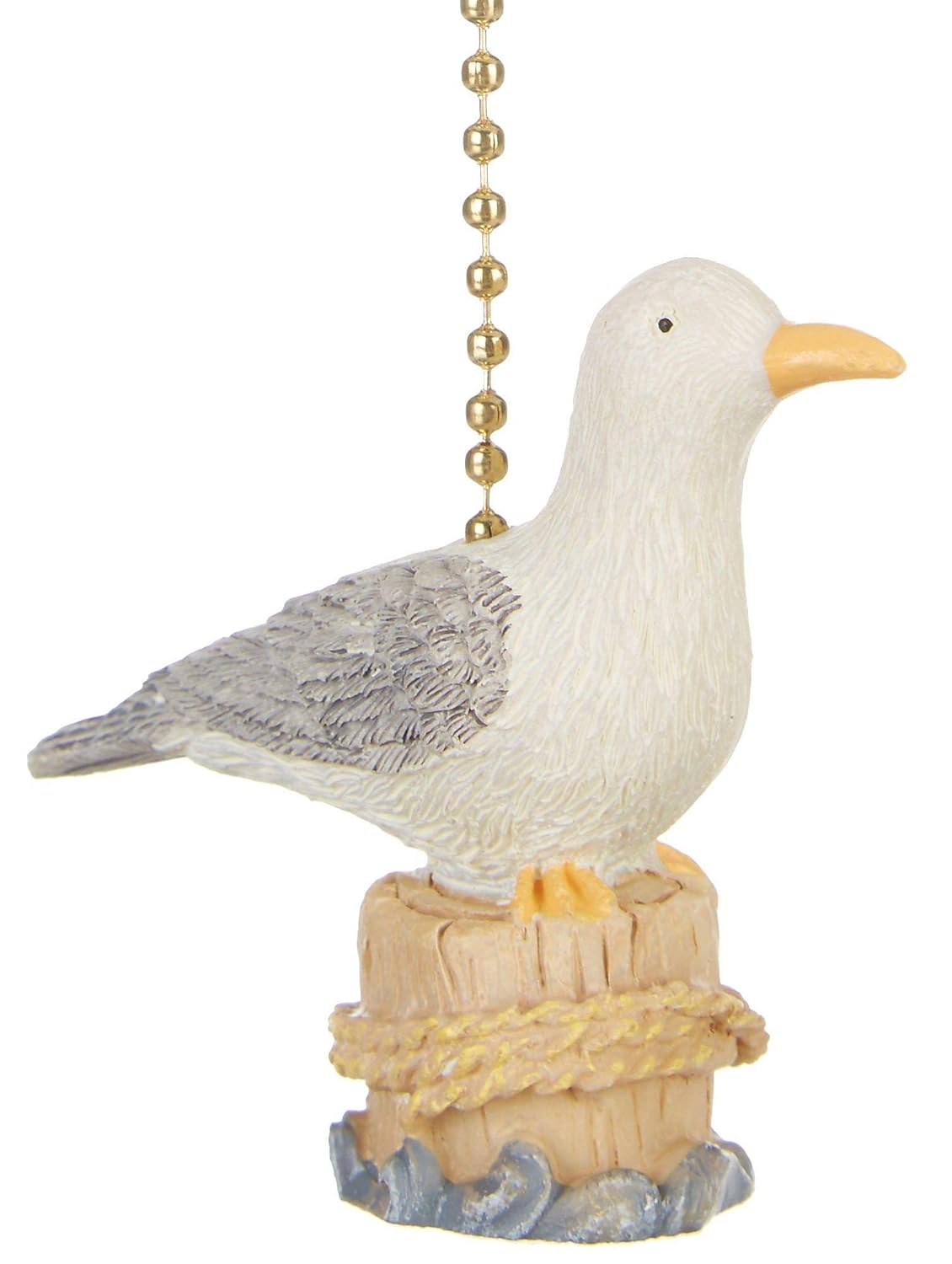 Buy Coastal Beach Decor Seagull Ceiling Fan Light Pull Online At