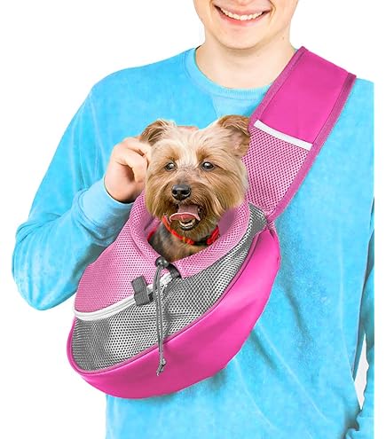 Dog Sling Pet Sling Carrier Soft Front-Chest Carrying Bag For