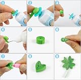 YURROAD 2 in 1 Electric Quilling Pen Dual Head Slotted Tool 1.5-10 mm view 6