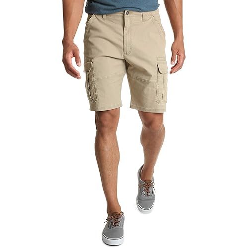 Wrangler Authentics Men's Classic Relaxed Fit Stretch Cargo Short