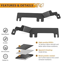 WeiSen Hood Hinge Ditch Light Mounting Brackets for
