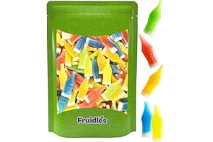 Fruidles Original Wax Bottles Candy Drinks, Half Pound Liquid Filled Mini Drinks, Party Favorite Treats