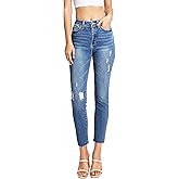 Wax Jeans Women's Juniors High Rise Slim-Straight Ankle Jeans