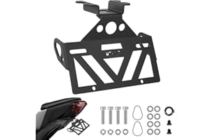 INKUDRI MT07 Fender Eliminator YZF R7 Fender Eliminator Fit with OEM & Aftermarket Turn Signals MT07 YZF R7 License Plate Bracket Holder FZ07 MT07 Tail Tidy for MT-07 FZ-07 YZF R7 2021 2022 2023 2024