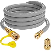 Westinghouse 15-Foot Natural Gas Hose with Adapter, 1/2-Inch Diameter, For Westinghouse Tri Fuel Generators