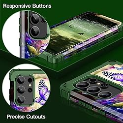 LONTECT for Galaxy S24 Ultra 5G Case Shockproof