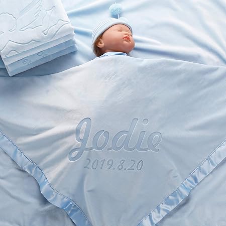 personalized crib blanket