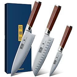 HOSHANHO 3 Pieces Knife Set, Ultra-Sharp Japanese
