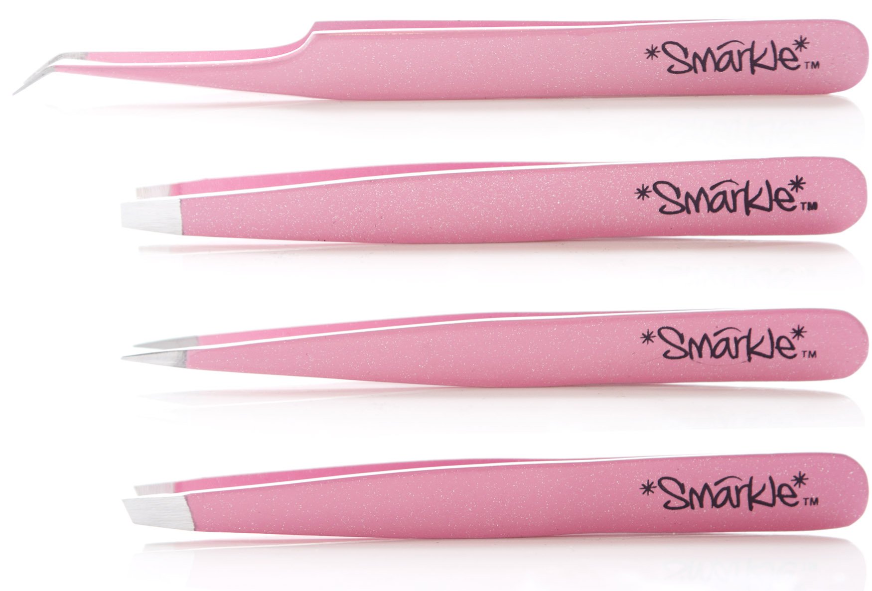 Professional Tweezer Pack 4 Tweezers Set Ingrown Hair