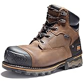 Timberland PRO Men's Boondock 6 Inch Composite Safety Toe Waterproof Industrial Work Boot, Brown, 11.5
