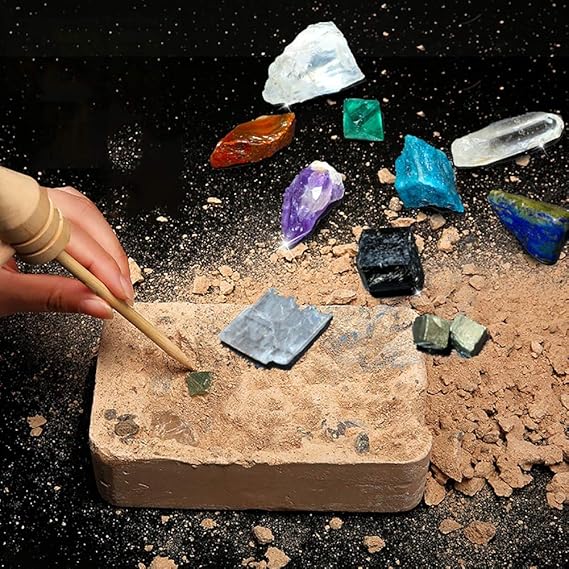 Gem Dig Kit Dig Up 10 Real Gemstones Great Science, Gemology, Mining