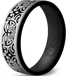 Knot Theory Warrior of Wisdom Silicone Ring in