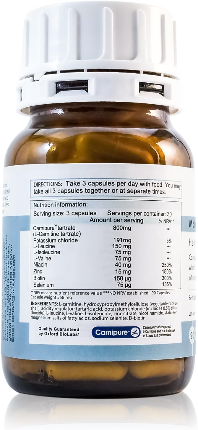 TRX2® Hair Growth Supplement developed by Oxford Biolabs®. Manufactured in Germany (1 Month Supply), White, 90 Count (Pack of 1) - Image 4