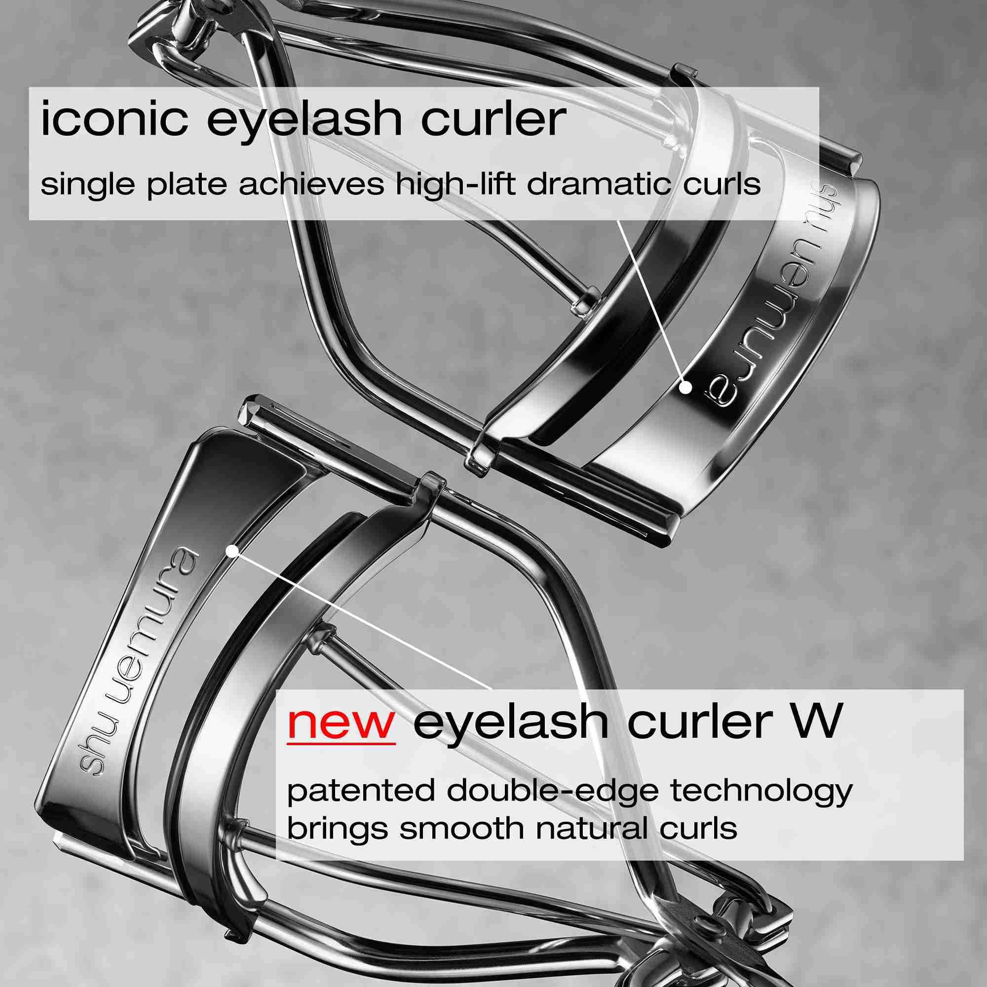 shu uemura Iconic Eyelash Curler, Achieve Precise Control and Long-Lasting Curl - Includes Silicone Replacement Pad