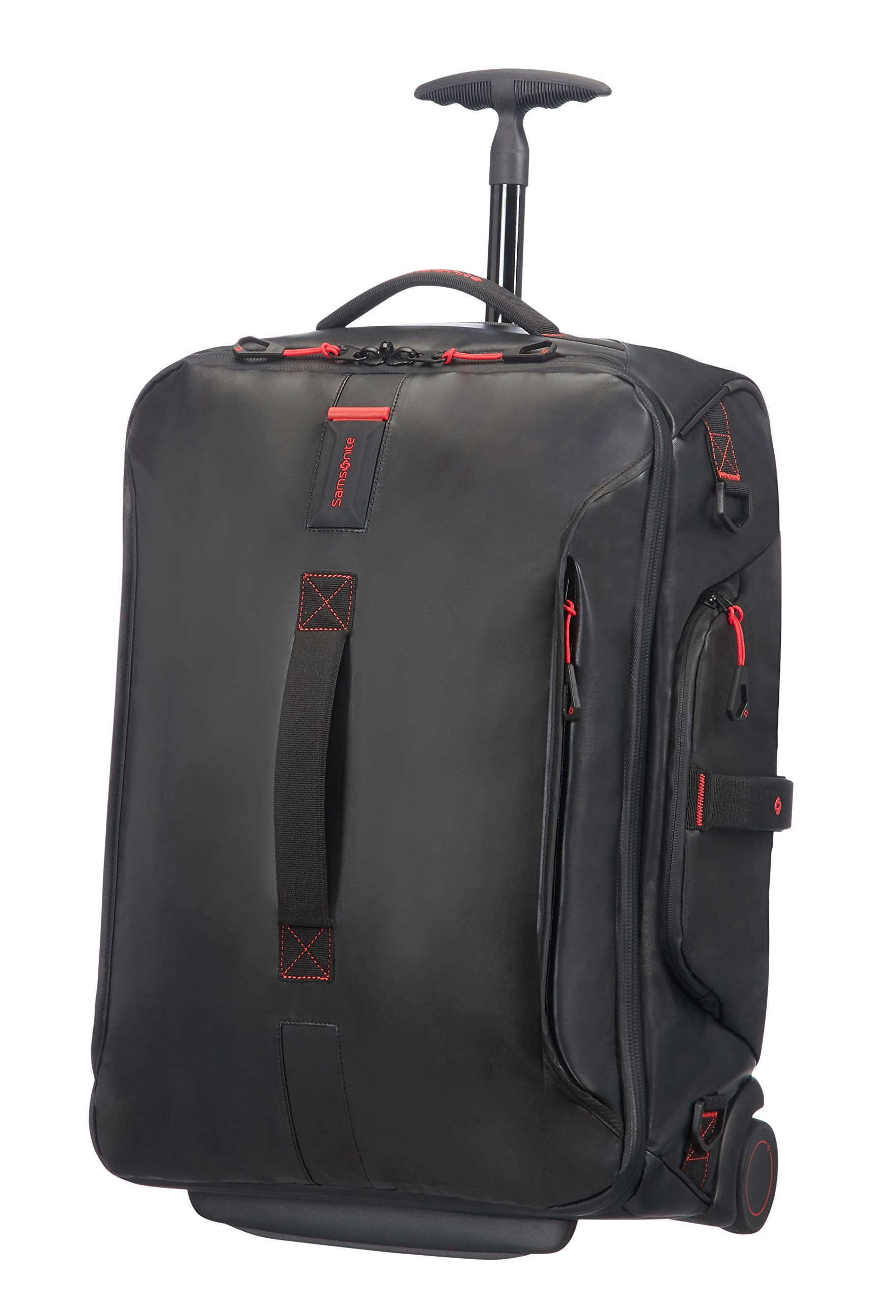 Samsonite Paradiver Light - Travel Bag/Backpack with 2 Wheels S, 55 cm, 51 L, Black