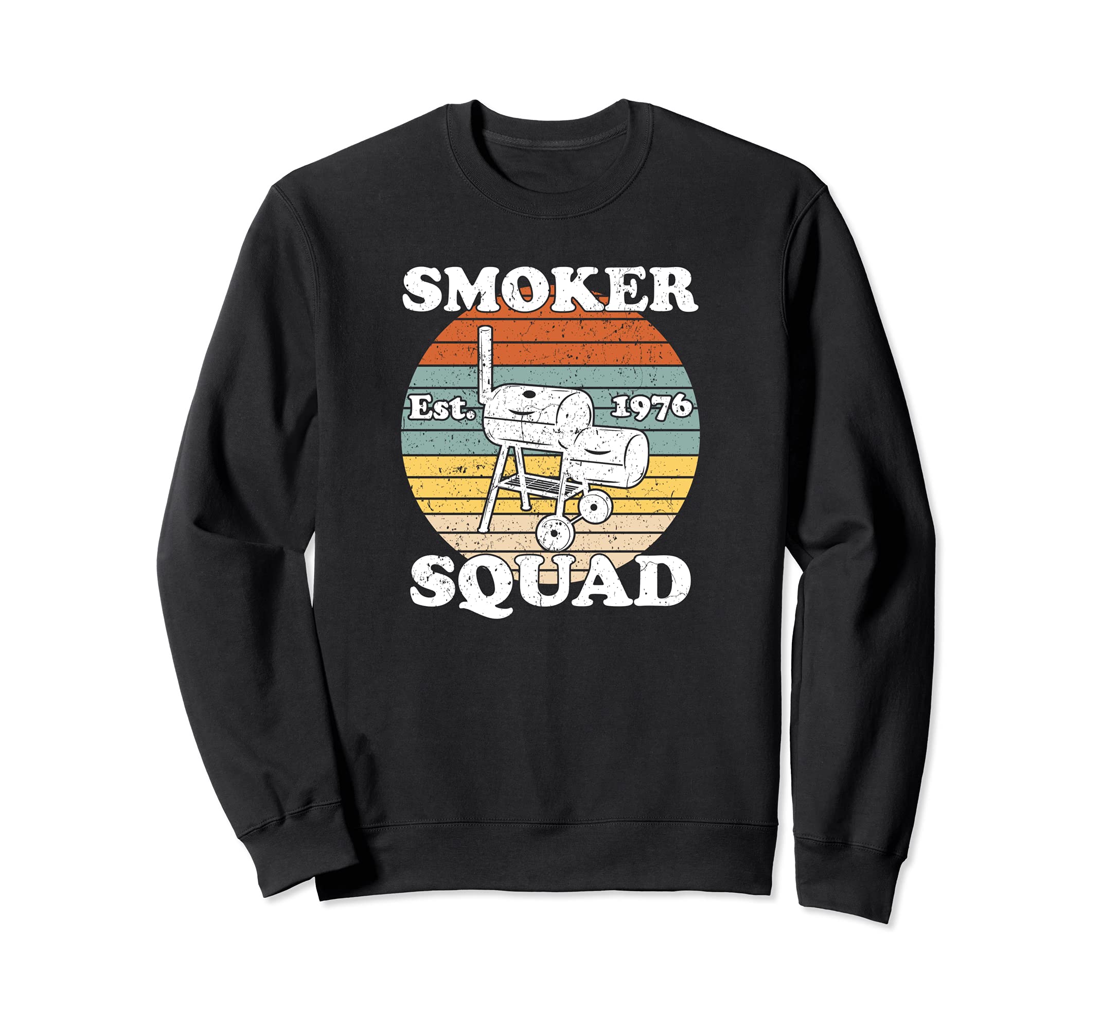 Retro BBQ Smoker Squad Est.1976 Sweatshirt