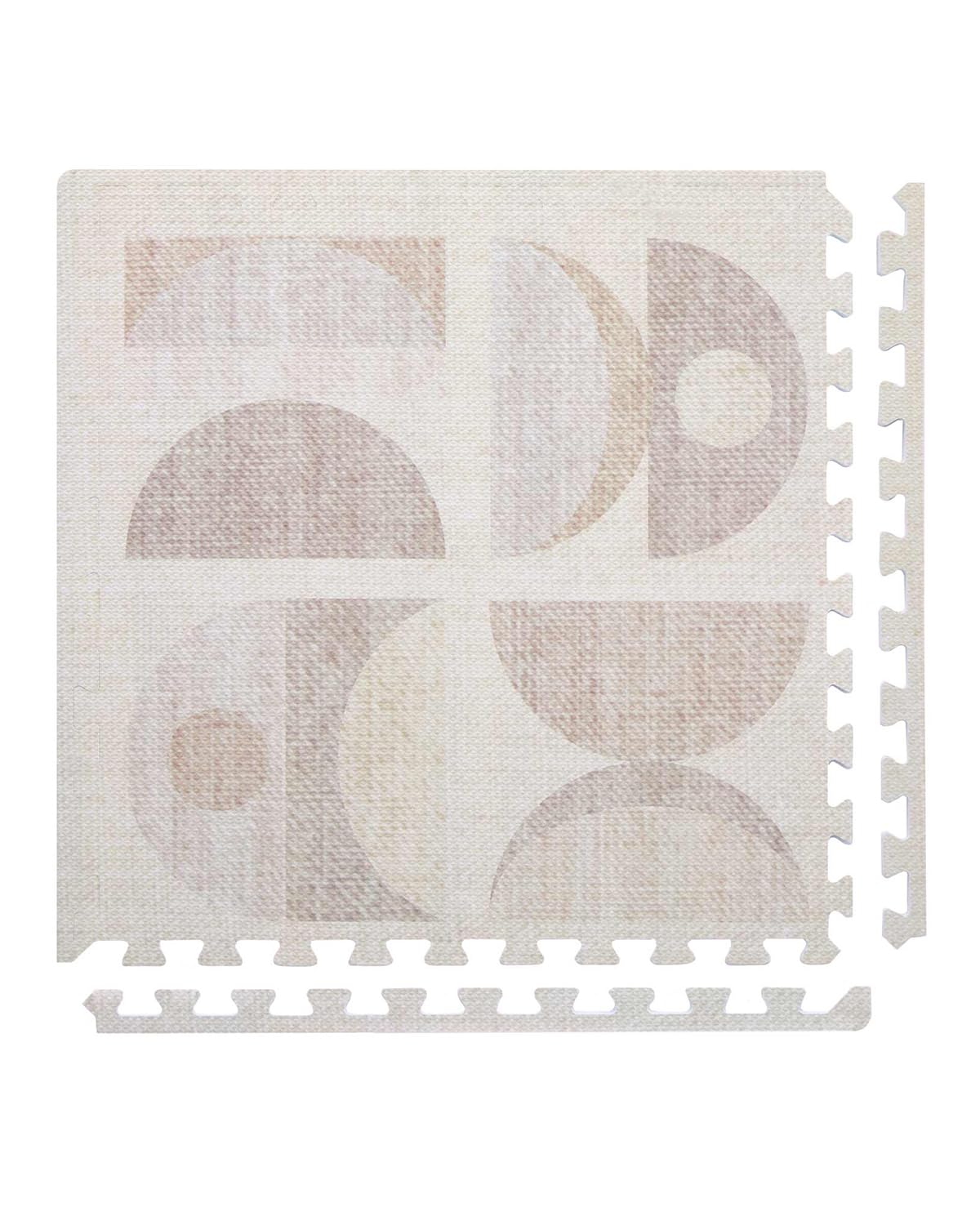 Photo 1 of House of Noa Baby Play Mat – 4x8 Sandstone Luna – Set of 8 Tiles – Cushioned EVA Foam Play Mat for Floor, Soft Interlocking Baby Crawling Mats for Hard Floors