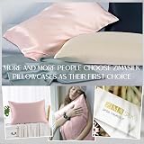 ZIMASILK 100% Mulberry Silk Pillowcase 19 Momme 6A Pink 50x75 cm view 6
