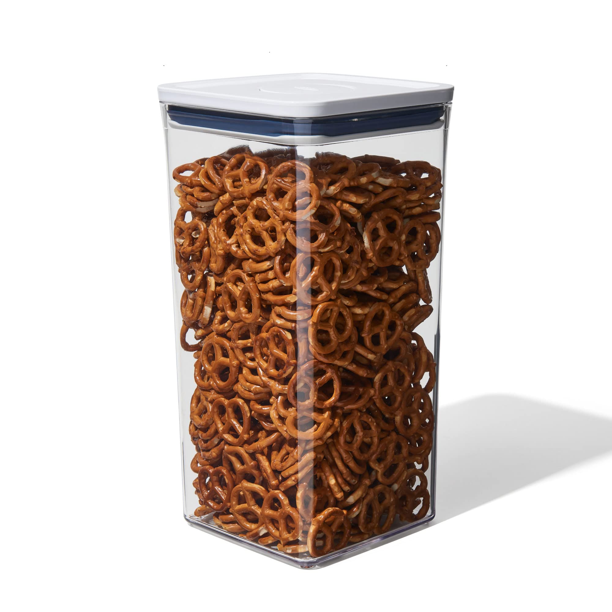OXO Good Grips POP Container โ Big Square Tall, 5.7 L โ Airtight, Stackable Food Storage for Cereal, Snacks & Pet Kibble โ Dishwasher Safe