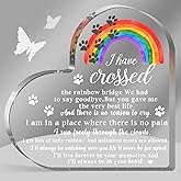 Pet Memorial Gifts, Sympathy Gifts for Loss of Dog Cat, Pet Sympathy Gifts, Pet Memorial Acrylic Rainbow Bridge Decorations, Bereavement Gifts for Loss Pet, Condolences Gifts for Pet Loss Remembrance