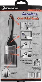 Paint Brushes 3PC Set 1.5" 2" 2.5" Synthetic SRT Malamute Series view 6