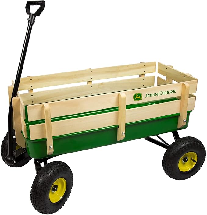 john deere pink wagon