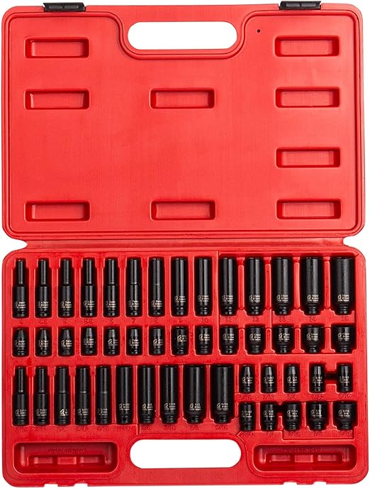 Amazon Com Sunex 1848 1 4 Inch Drive Master Impact Socket Set