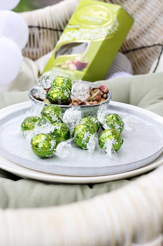 Caixa de chocolates de leite e pistáchios 200g