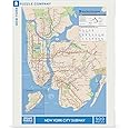 New York Puzzle Company - Transit Maps New York Subway Map - 500 Piece Jigsaw Puzzle for Adults
