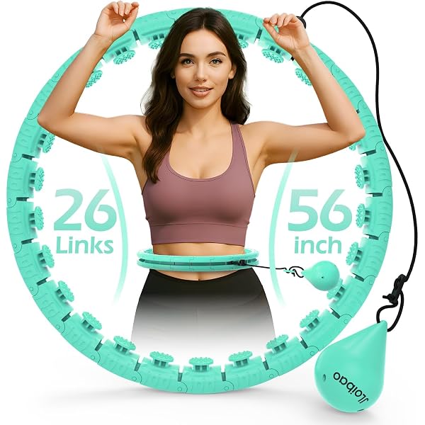 Cerceaux intelligents lestés pour perte de poids pour adultes 2 en 1