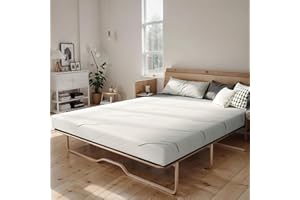 4 Inch Queen Size Gel Memory Foam Sofa Mattress Cushion – Medium Firm, Foldable for Sofa Beds, RVs & Guest Rooms