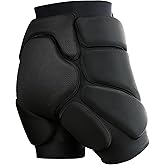 3D Protective Hip Butt EVA Padded Shorts, Crash Pad Impact Gear for Snowboard Skateboard Ski Roller Skating Bicycle et.