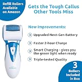 Own Harmony Electric Hard Skin Remover with 3 Coarse Diamond Rollers view 6
