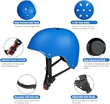 KORIMEFA Kids Helmet 51-58cm Adjustable Bright Neon Pastel Safety view 3