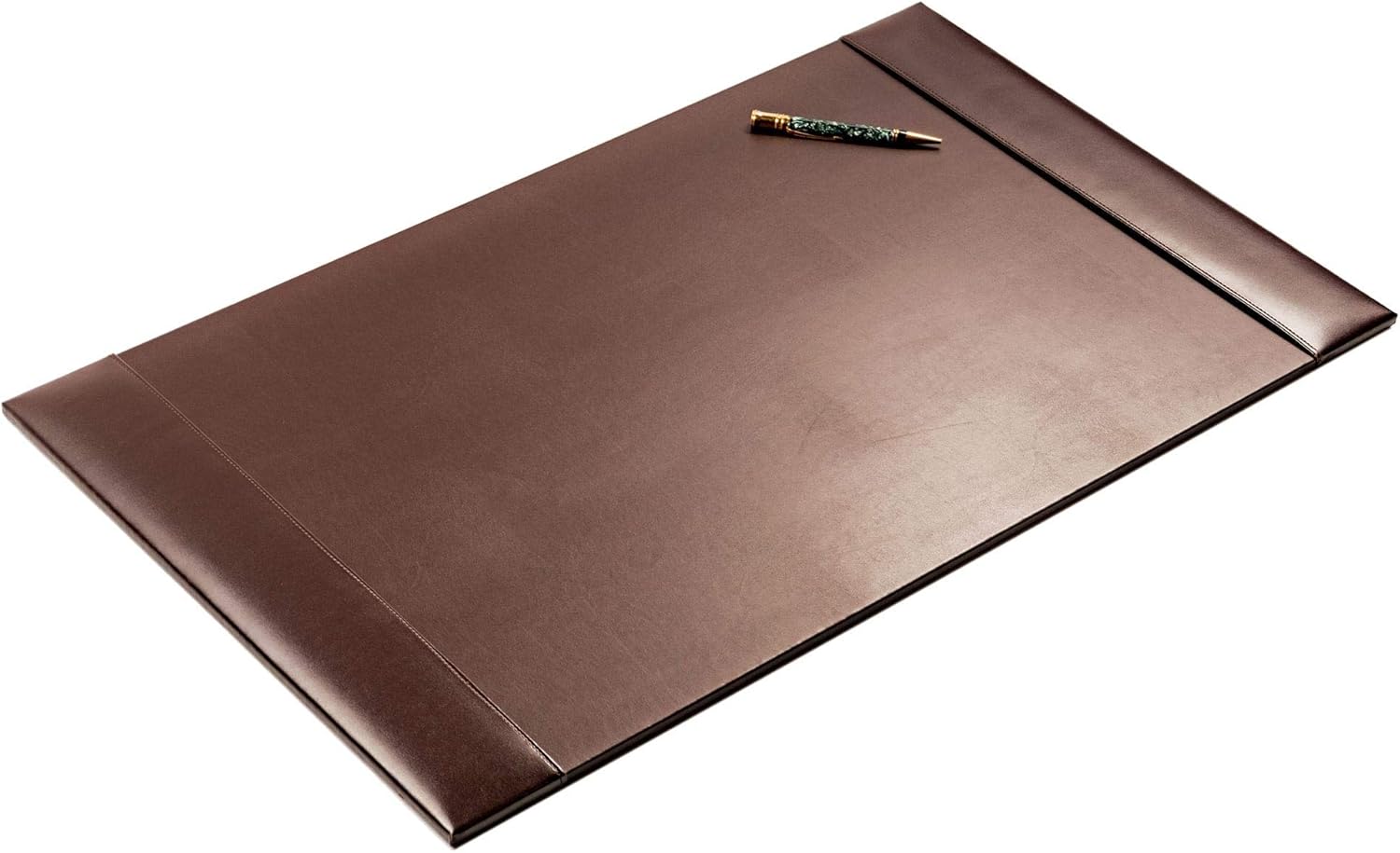 Dacasso Brown Econo-Line Leather Desk Pad, 30 by 18 Inch: Home & Kitchen