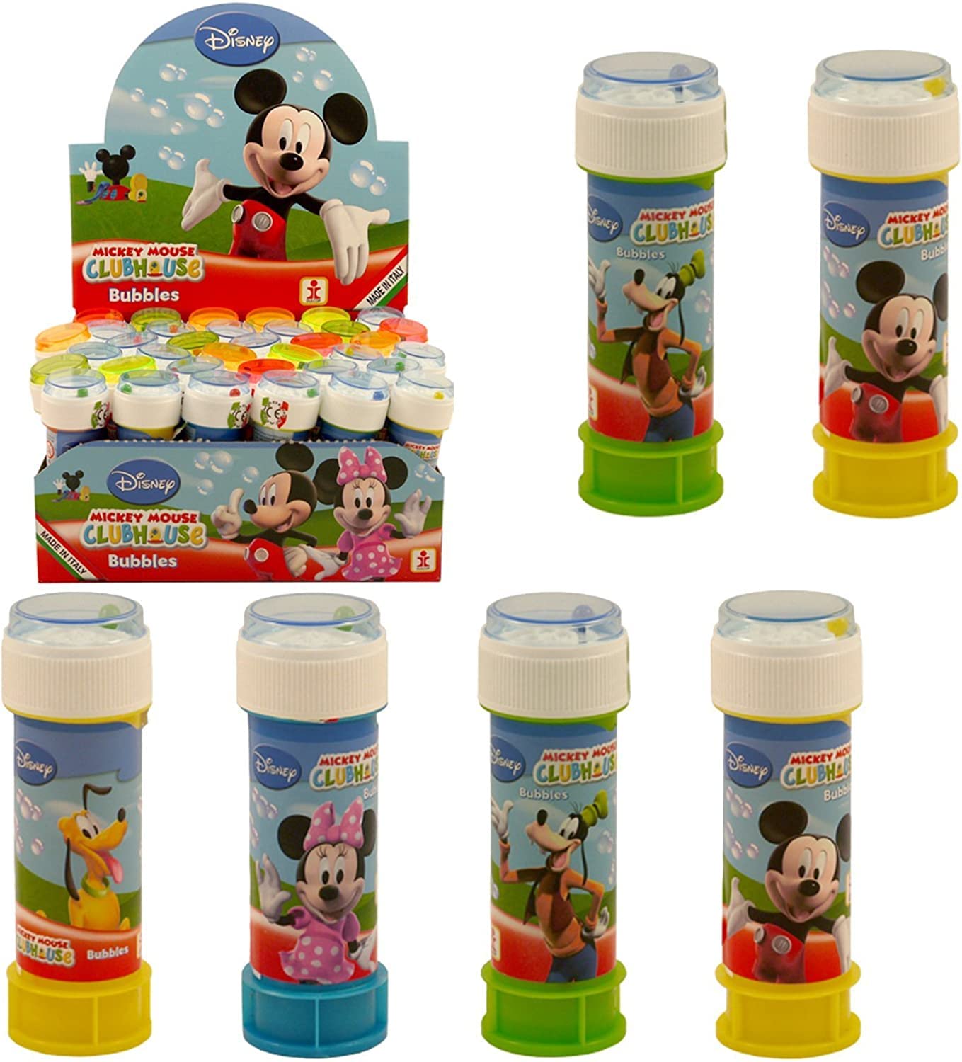 6 x MICKEY MOUSE DISNEY BUBBLES summer Party Bag Fillers Childrens outdoor toy