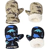 Fleece Lined Mittens for Baby Boys Girls,Baby Toddler Little Kids Winter Warm Gloves Mittens