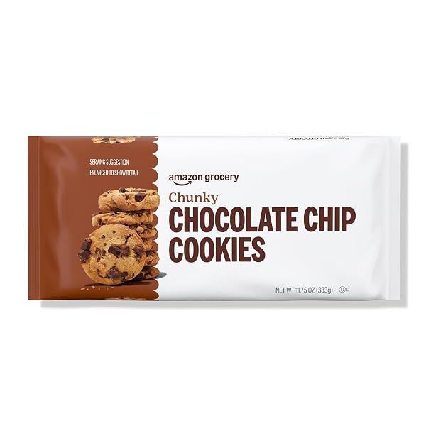 AMAZON GROCERY, CHUNKY CHOCOLATE CHIP COOKIES, 11.75 OZ