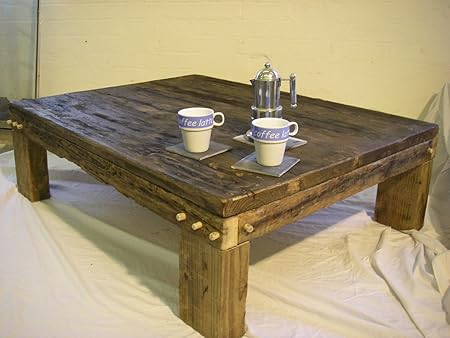 Table Basse En Bois Flotte Recycle Nautique Meubles De Plage Style