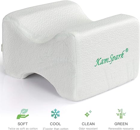 Amazon Kamspark 坐骨神経痛緩和枕 横向きで寝る方 妊婦 脚サポーツ 膝背中と腰の痛み 低反発素材と竹炭繊維カバー 抱き枕 オンライン通販