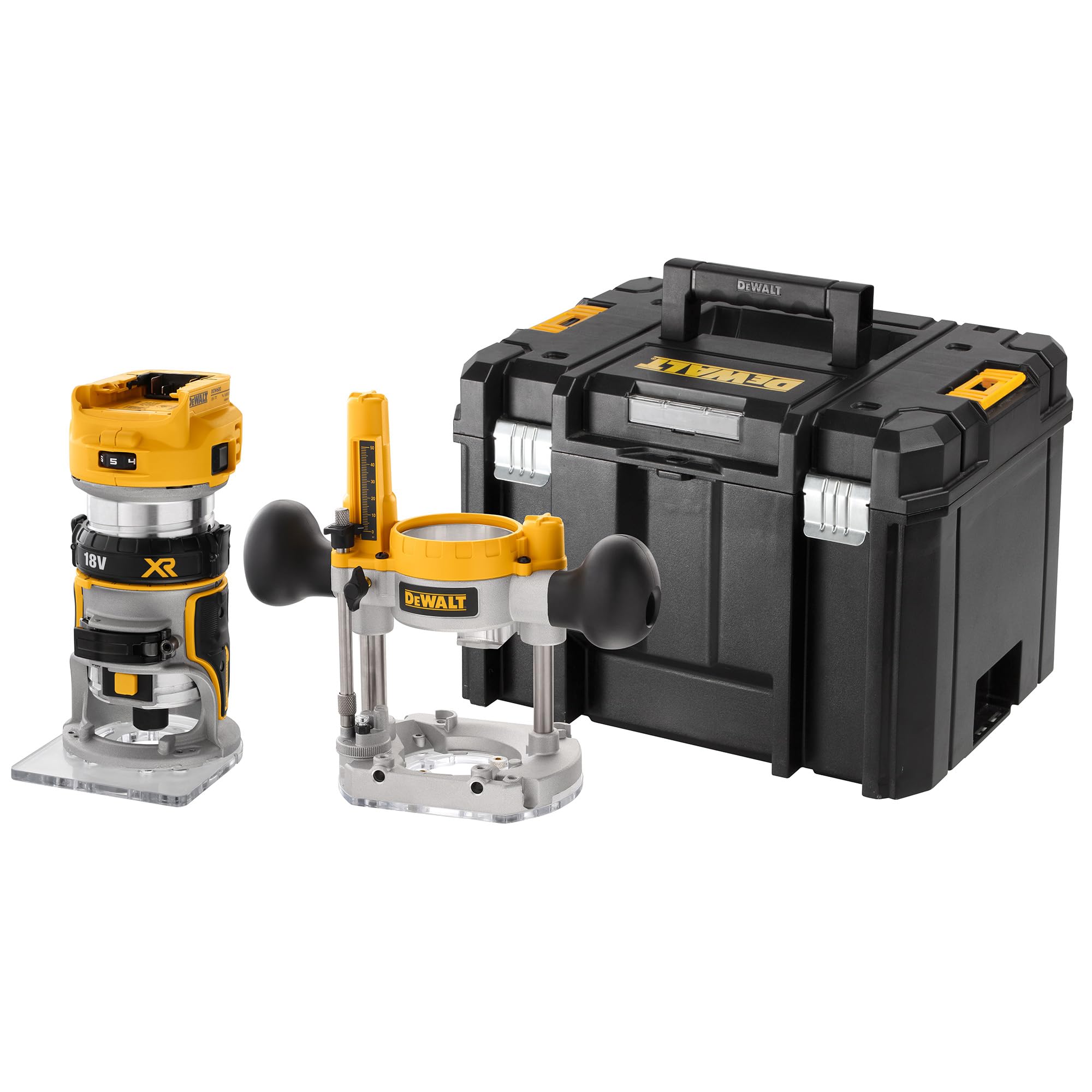 DEWALT 18V XR Brushless 1/4 in. (8mm) Compact Router, Tool Only, DCW604NT-XJ
