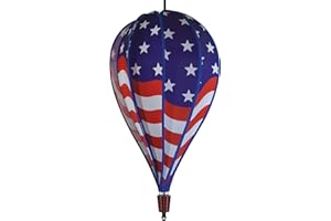 In the Breeze 0990 USA Flag 10-Panel Hot Air Balloon Wind Spinner